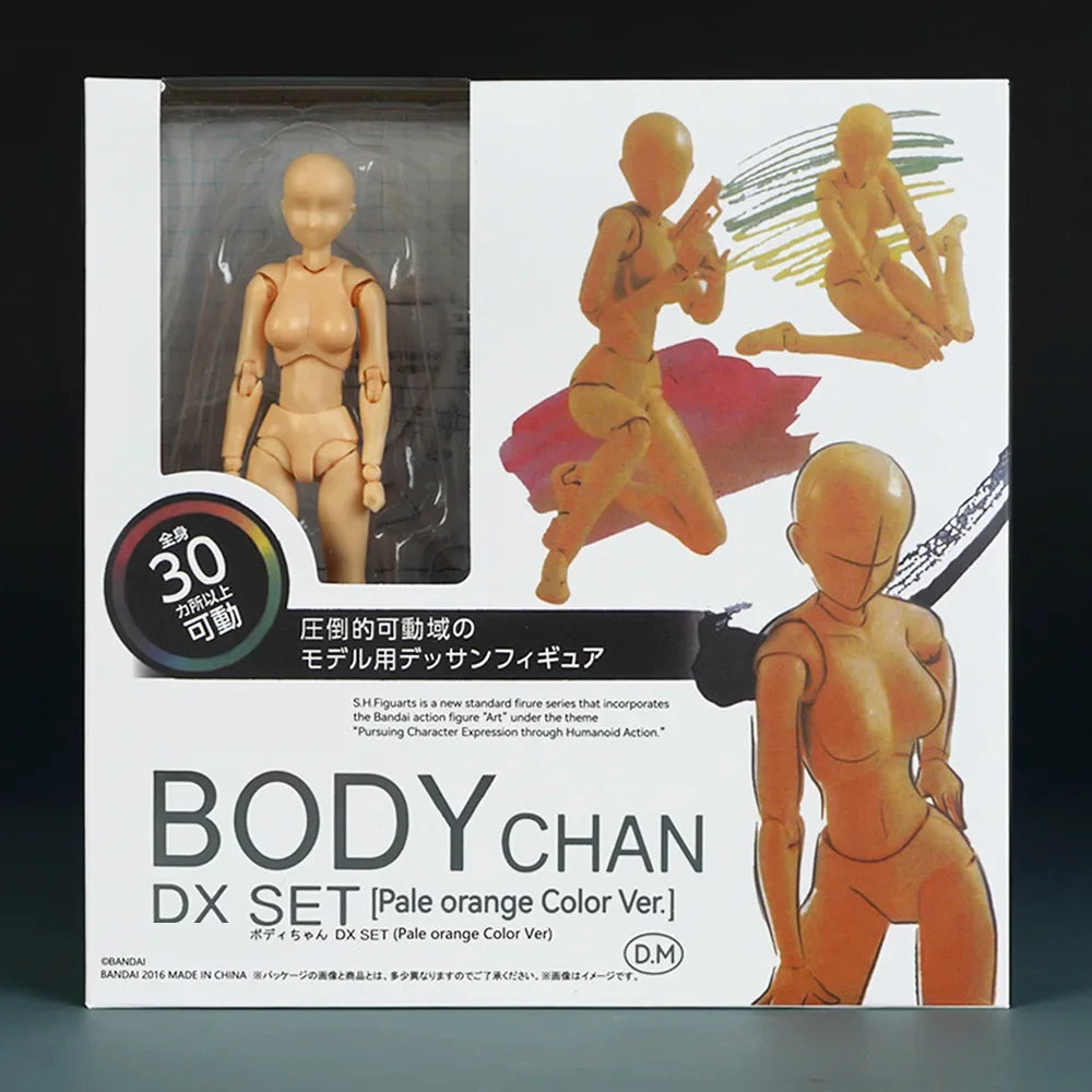 *Sketch Draw Male Female Movable Body Kun Body Chan Joint Pain Anime Figure Shf Action Figure Toy Model Draw Mannequin
