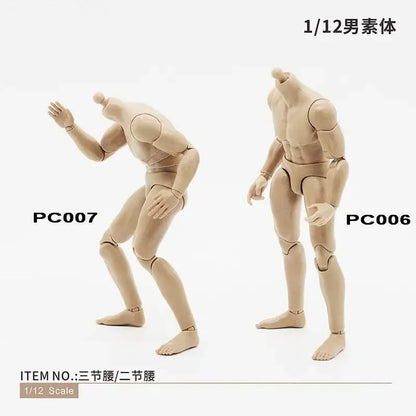Custom Male Headless Figure Model Body 6" Loose Action Figure