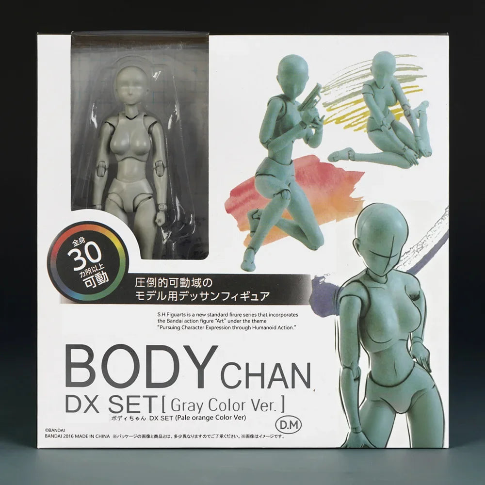 *Sketch Draw Male Female Movable Body Kun Body Chan Joint Pain Anime Figure Shf Action Figure Toy Model Draw Mannequin