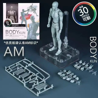 *Sketch Draw Male Female Movable Body Kun Body Chan Joint Pain Anime Figure Shf Action Figure Toy Model Draw Mannequin